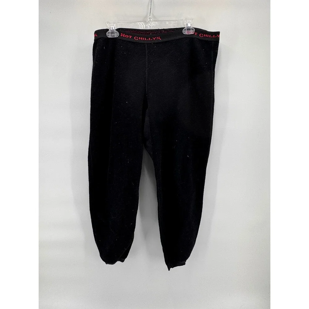 Vintage Hot Chillys Fleece Thermal Base Layer Pants - Made in‎ USA Size XL